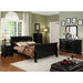 Louis Philippe Cal.King Bed Black & Grey - Casa Morelos / Coahuila Furniture (Oklahoma City, OK)