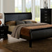 Louis Philippe Bed Black, White, & Cherry - Casa Morelos / Coahuila Furniture (Oklahoma City, OK)