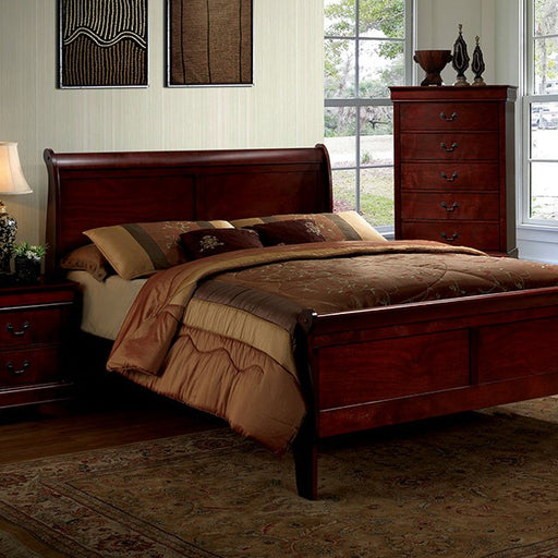 Louis Philippe E.King Bed - Casa Morelos / Coahuila Furniture (Oklahoma City, OK)