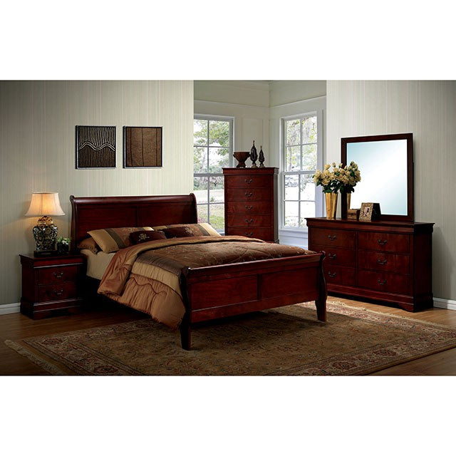 Louis Philippe E.King Bed - Casa Morelos / Coahuila Furniture (Oklahoma City, OK)