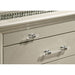 Maddie Bed White & Silver - Casa Morelos / Coahuila Furniture (Oklahoma City, OK)
