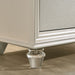 Maddie Bed White & Silver - Casa Morelos / Coahuila Furniture (Oklahoma City, OK)