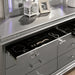 Maddie Bed White & Silver - Casa Morelos / Coahuila Furniture (Oklahoma City, OK)
