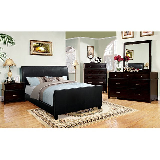 Maynard Bed Espresso & White - Casa Morelos / Coahuila Furniture (Oklahoma City, OK)