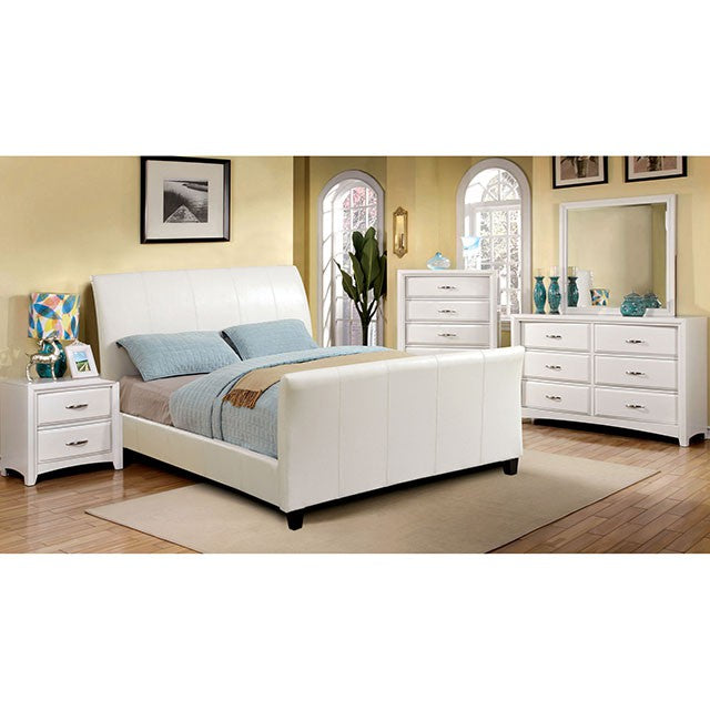 Maynard Bed Espresso & White - Casa Morelos / Coahuila Furniture (Oklahoma City, OK)
