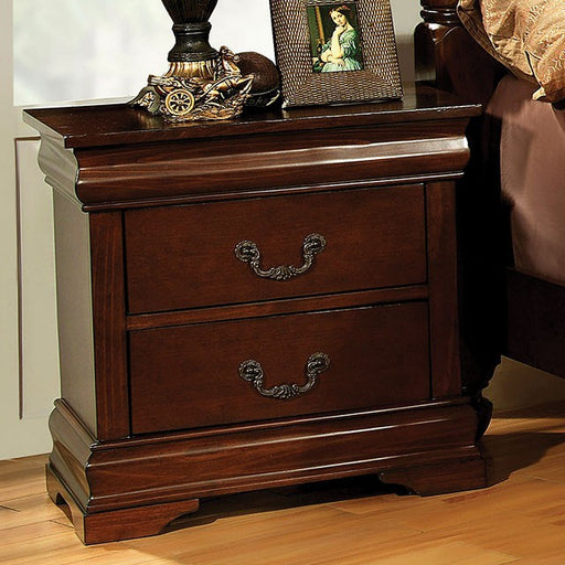 Velda Night Stand Chrome - Casa Morelos / Coahuila Furniture (Oklahoma City, OK)