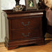 Velda Night Stand Chrome - Casa Morelos / Coahuila Furniture (Oklahoma City, OK)