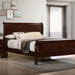 Louis Philippe E.King Bed Black, Cherry, & Gray - Casa Morelos / Coahuila Furniture (Oklahoma City, OK)
