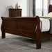 Louis Philippe E.King Bed Black, Cherry, & Gray - Casa Morelos / Coahuila Furniture (Oklahoma City, OK)
