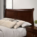 Louis Philippe E.King Bed Black, Cherry, & Gray - Casa Morelos / Coahuila Furniture (Oklahoma City, OK)