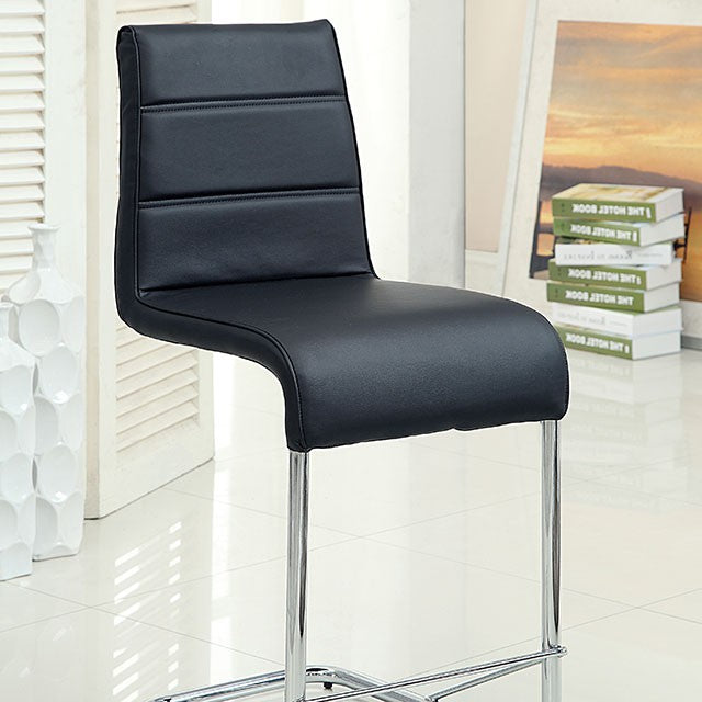 Mauna Counter Ht. Chair (2/Box) Black - Casa Morelos / Coahuila Furniture (Oklahoma City, OK)