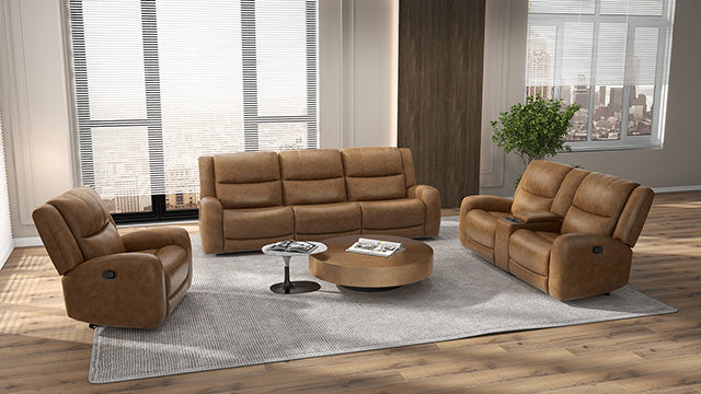 Leolinus Manual Recliner Loveseat w/ Console - Casa Morelos / Coahuila Furniture (Oklahoma City, OK)