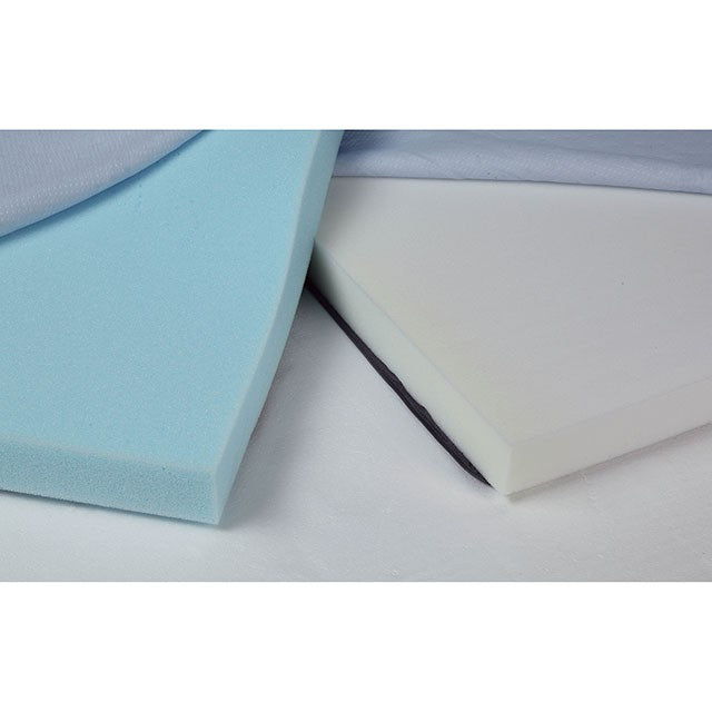 Ilene White Memory Foam Topper, E.King - Casa Morelos / Coahuila Furniture (Oklahoma City, OK)