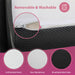 Hollyhock 3" Full Tri-Fold Memory Foam Topper - Casa Morelos / Coahuila Furniture (Oklahoma City, OK)