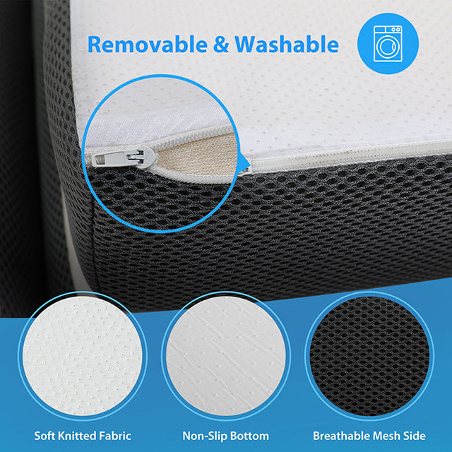 Hollyhock 3" Twin Tri-Fold Memory Foam Topper - Casa Morelos / Coahuila Furniture (Oklahoma City, OK)