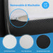 Hollyhock 3" Twin Tri-Fold Memory Foam Topper - Casa Morelos / Coahuila Furniture (Oklahoma City, OK)
