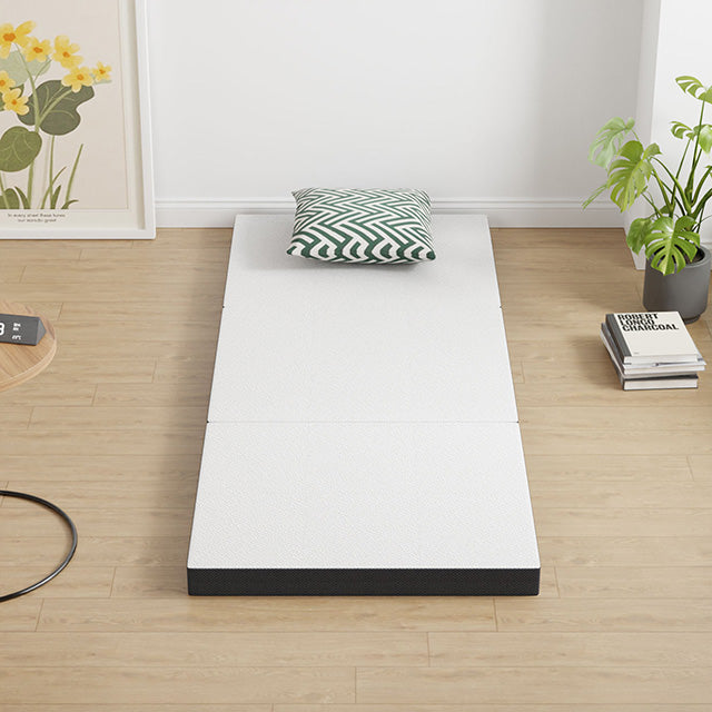 Hollyhock 4" Queen Tri-Fold Memory Foam Topper - Casa Morelos / Coahuila Furniture (Oklahoma City, OK)