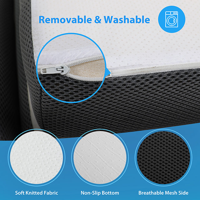 Hollyhock 4" Twin Tri-Fold Memory Foam Topper - Casa Morelos / Coahuila Furniture (Oklahoma City, OK)