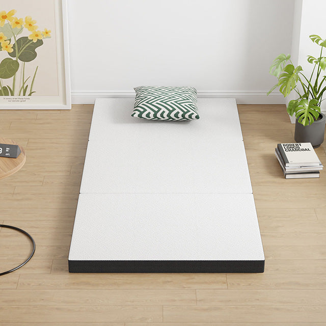 Hollyhock 4" Twin XL Tri-Fold Memory Foam Topper - Casa Morelos / Coahuila Furniture (Oklahoma City, OK)
