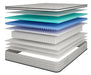 Salvia 12" Queen Hybrid Pocket Coil Mattress - Casa Morelos / Coahuila Furniture (Oklahoma City, OK)