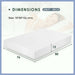 Artemisia 12" Memory Foam Mattress Full, Queen, Eastren King, & Cal.King - Casa Morelos / Coahuila Furniture (Oklahoma City, OK)