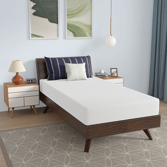 Nasturtium 8" Twin Bamboo Charcoal Infused Memory Foam - Casa Morelos / Coahuila Furniture (Oklahoma City, OK)