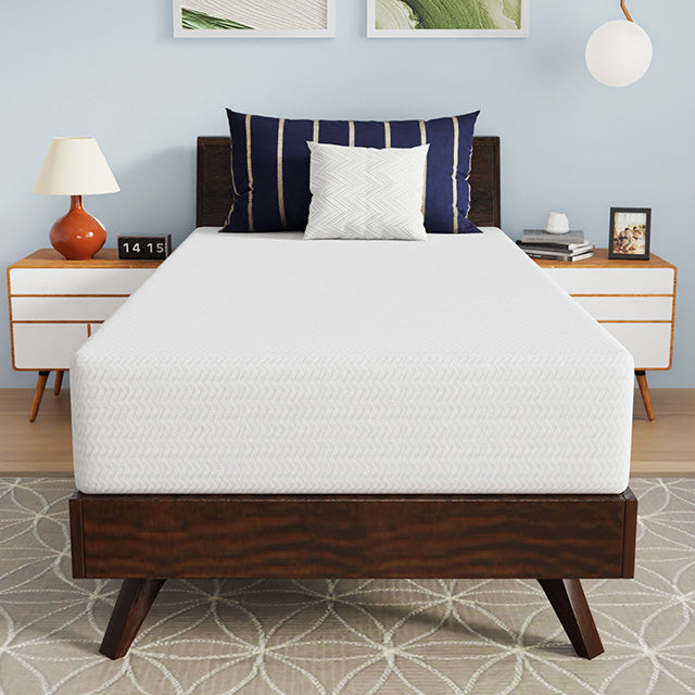 Nasturtium 10" Twin Bamboo Charcoal Infused Memory Foam - Casa Morelos / Coahuila Furniture (Oklahoma City, OK)