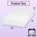 Nasturtium 12" Twin Bamboo Charcoal Infused Memory Foam - Casa Morelos / Coahuila Furniture (Oklahoma City, OK)