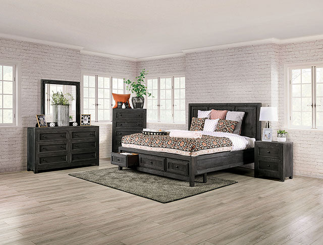 Oakridge Bed Brown & Grey - Casa Morelos / Coahuila Furniture (Oklahoma City, OK)