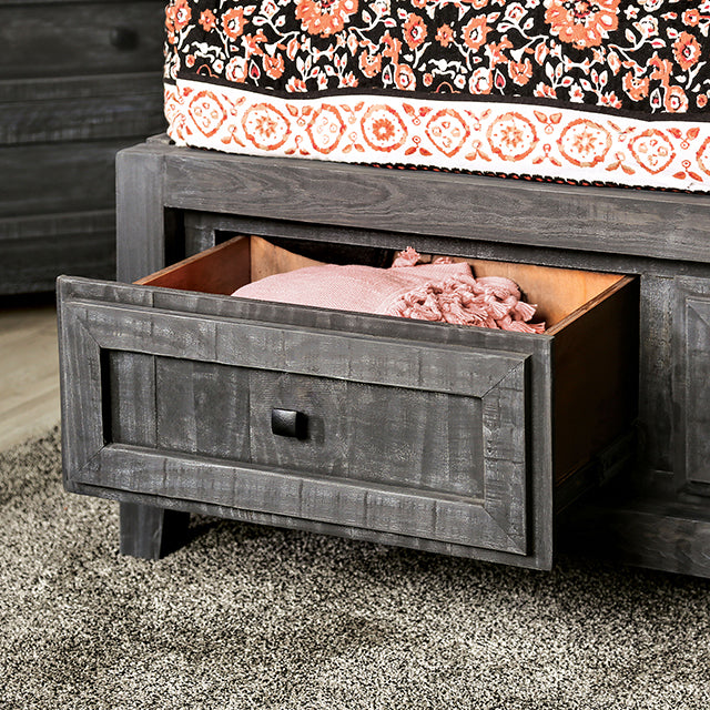 Oakridge Bed Brown & Grey - Casa Morelos / Coahuila Furniture (Oklahoma City, OK)