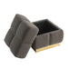 Aileen Storage Stool - Casa Morelos / Coahuila Furniture (Oklahoma City, OK)