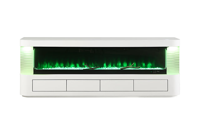 Luken 71" TV Stand w/ Electric Fire Place - Casa Morelos / Coahuila Furniture (Oklahoma City, OK)