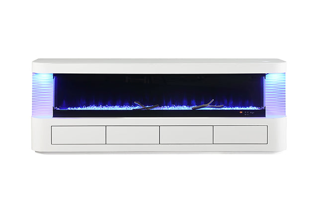 Luken 71" TV Stand w/ Electric Fire Place - Casa Morelos / Coahuila Furniture (Oklahoma City, OK)