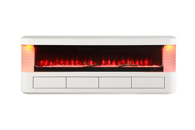 Luken 71" TV Stand w/ Electric Fire Place - Casa Morelos / Coahuila Furniture (Oklahoma City, OK)