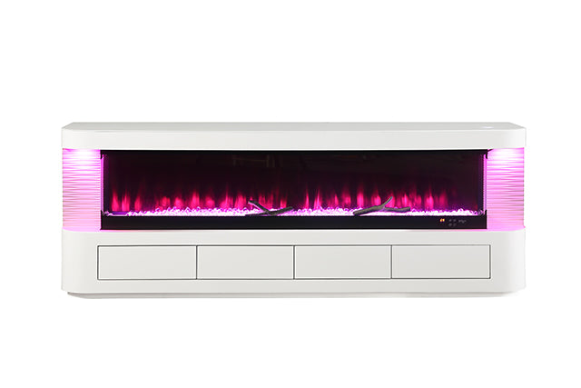 Luken 71" TV Stand w/ Electric Fire Place - Casa Morelos / Coahuila Furniture (Oklahoma City, OK)
