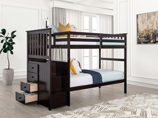 Ontario Twin/Twin Bunk Bed - Casa Morelos / Coahuila Furniture (Oklahoma City, OK)