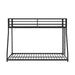 Rothwell Metal Bunk Bed Twin/ Full - Casa Morelos / Coahuila Furniture (Oklahoma City, OK)