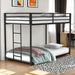Rothwell Metal Bunk Bed Twin/ Full - Casa Morelos / Coahuila Furniture (Oklahoma City, OK)