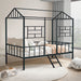 Rhonda Twin Loft Bed White, Silver, & Black - Casa Morelos / Coahuila Furniture (Oklahoma City, OK)