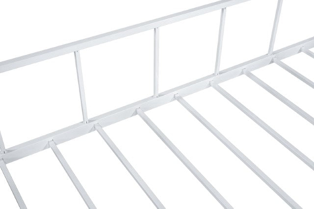 Rhonda Twin Loft Bed White, Silver, & Black - Casa Morelos / Coahuila Furniture (Oklahoma City, OK)
