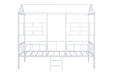 Rhonda Twin Loft Bed White, Silver, & Black - Casa Morelos / Coahuila Furniture (Oklahoma City, OK)