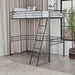 Myles Twin Loft Bed White, Silver & Black - Casa Morelos / Coahuila Furniture (Oklahoma City, OK)