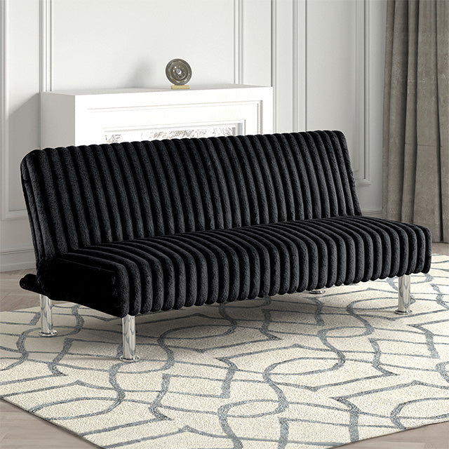 Hinwil Futon Sofa Bed Pink, Beige Grey, & Black - Casa Morelos / Coahuila Furniture (Oklahoma City, OK)