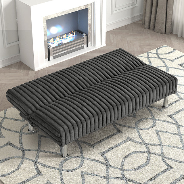 Hinwil Futon Sofa Bed Pink, Beige Grey, & Black - Casa Morelos / Coahuila Furniture (Oklahoma City, OK)