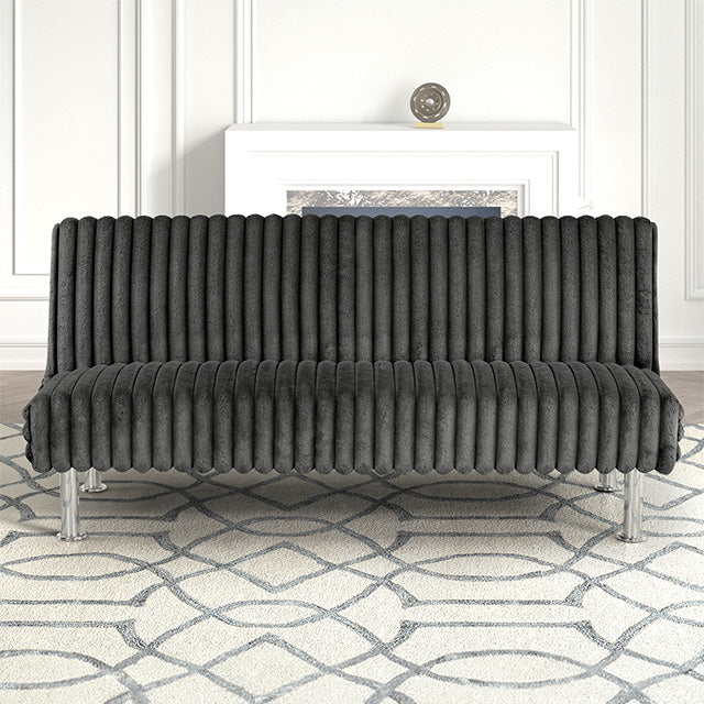 Hinwil Futon Sofa Bed Pink, Beige Grey, & Black - Casa Morelos / Coahuila Furniture (Oklahoma City, OK)