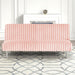 Hinwil Futon Sofa Bed Pink, Beige Grey, & Black - Casa Morelos / Coahuila Furniture (Oklahoma City, OK)