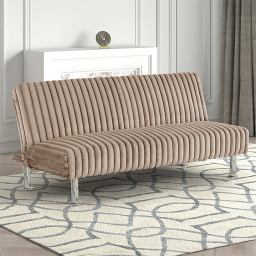 Hinwil Futon Sofa Bed Pink, Beige Grey, & Black - Casa Morelos / Coahuila Furniture (Oklahoma City, OK)
