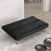 Villeneuve Futon Sofa Bed Black, Pink, & Grey - Casa Morelos / Coahuila Furniture (Oklahoma City, OK)