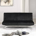 Villeneuve Futon Sofa Bed Black, Pink, & Grey - Casa Morelos / Coahuila Furniture (Oklahoma City, OK)