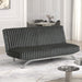 Villeneuve Futon Sofa Bed Black, Pink, & Grey - Casa Morelos / Coahuila Furniture (Oklahoma City, OK)